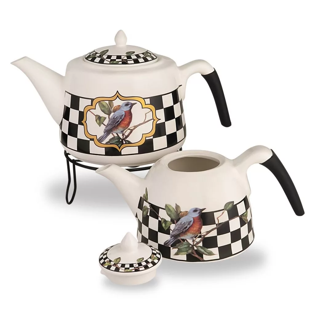 ست کتری و قوری ریور مدل آواز با گنجایش کتری 2.5 لیتر گنجایش قوری 0.8 لیتر