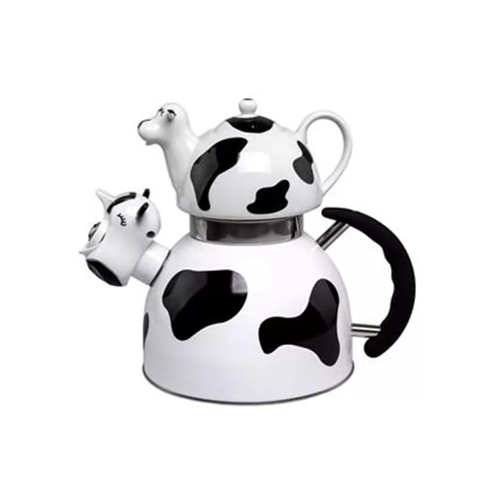 ست کتری و قوری طرح گاو