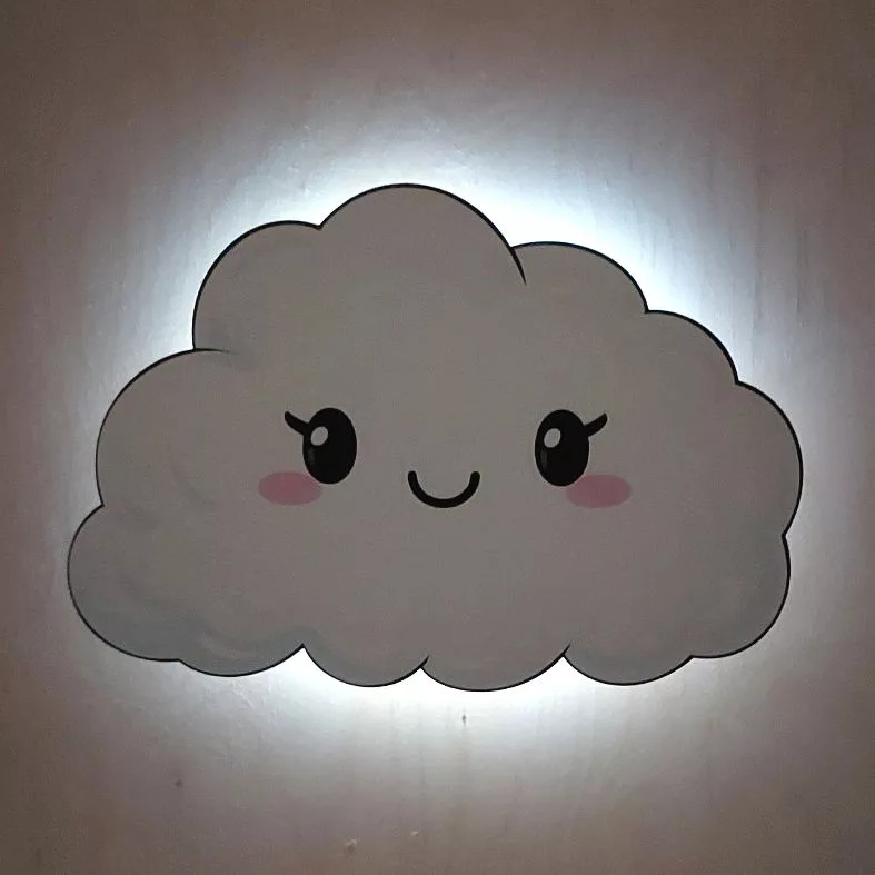 چراغ خواب اتاق کودک مدل ابر کد LU063