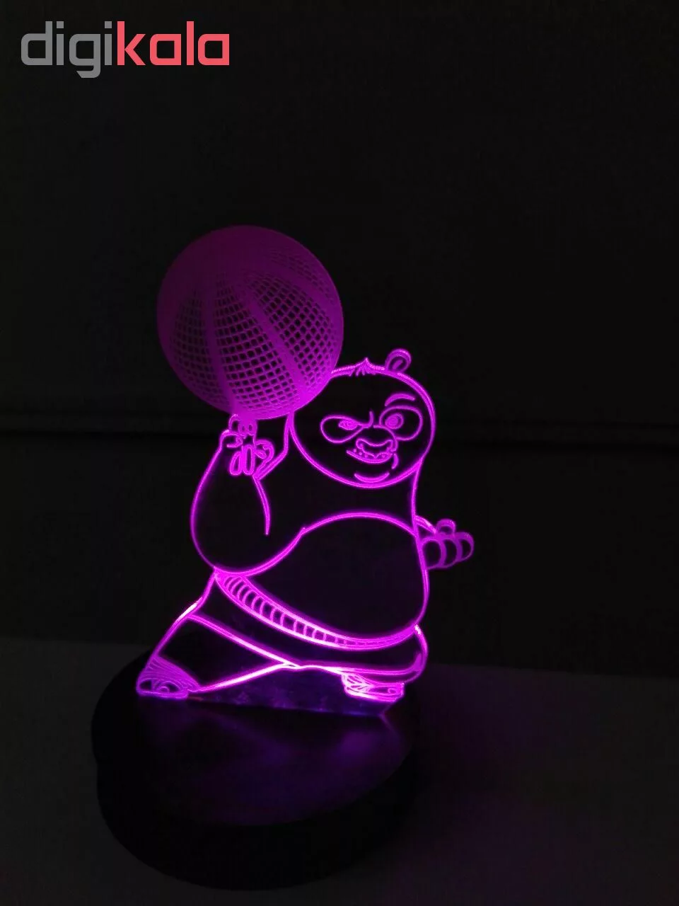 چراغ خواب کودک طرح کارتونی پاندا کنگ فو کار