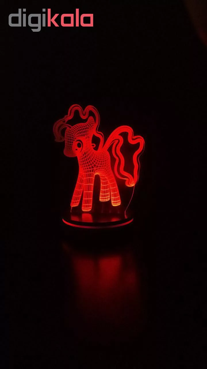 چراغ خواب پارسافن لیزر طرح کارتونی پونی