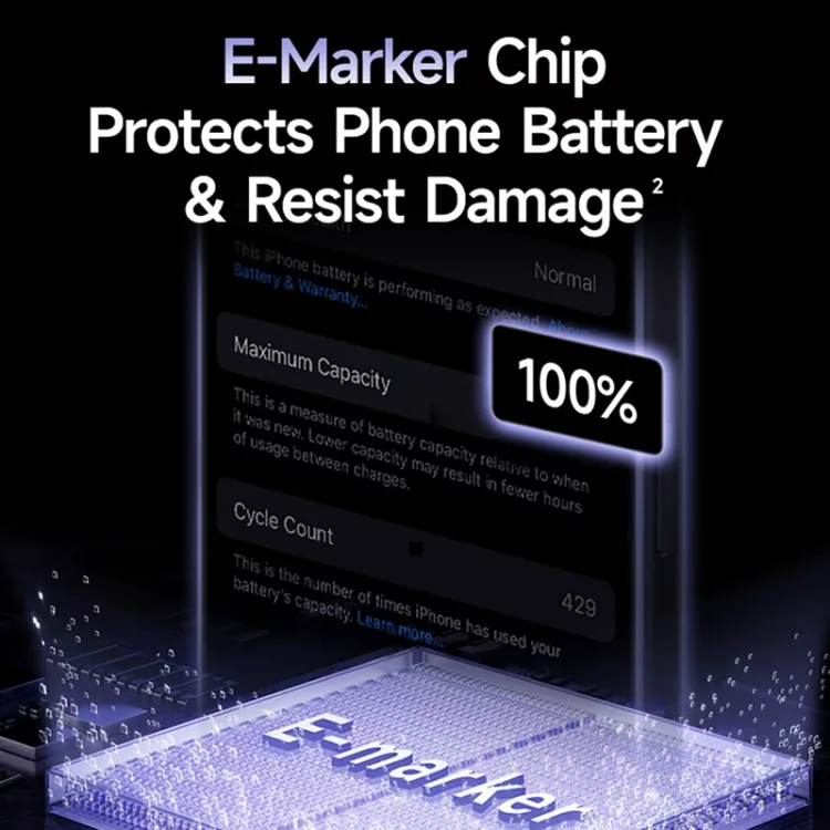 کابل USB-C بیسوس مدل MVP3 GAMING 100W  طول 1 متر