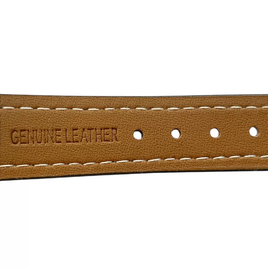 ساعت مچی عقربه‌ای کوارتز زنانه مدل مستطیل چرم طبیعی رومی کلاسیک شبتاب 169