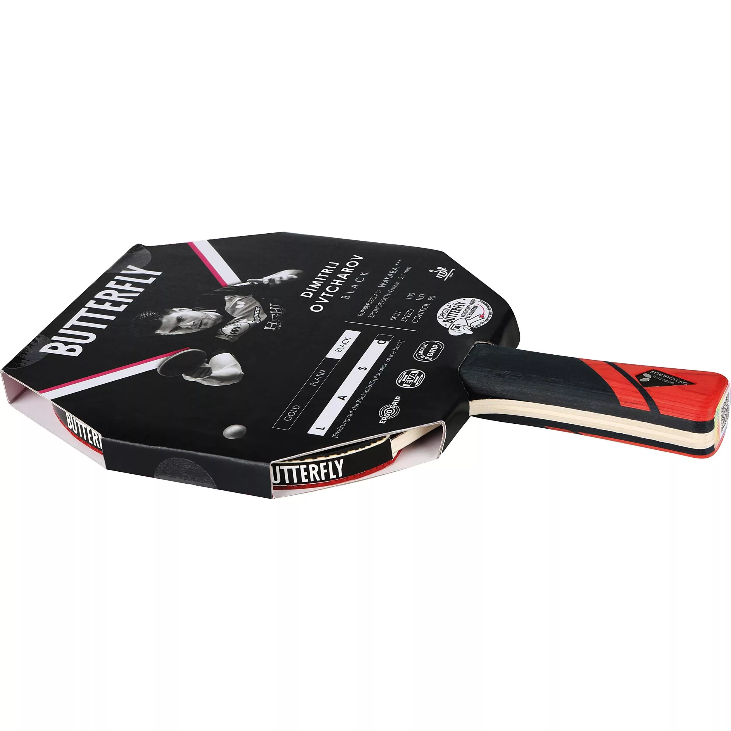 راکت پینگ پنگ باترفلای مدل Dimitrij  سری Black