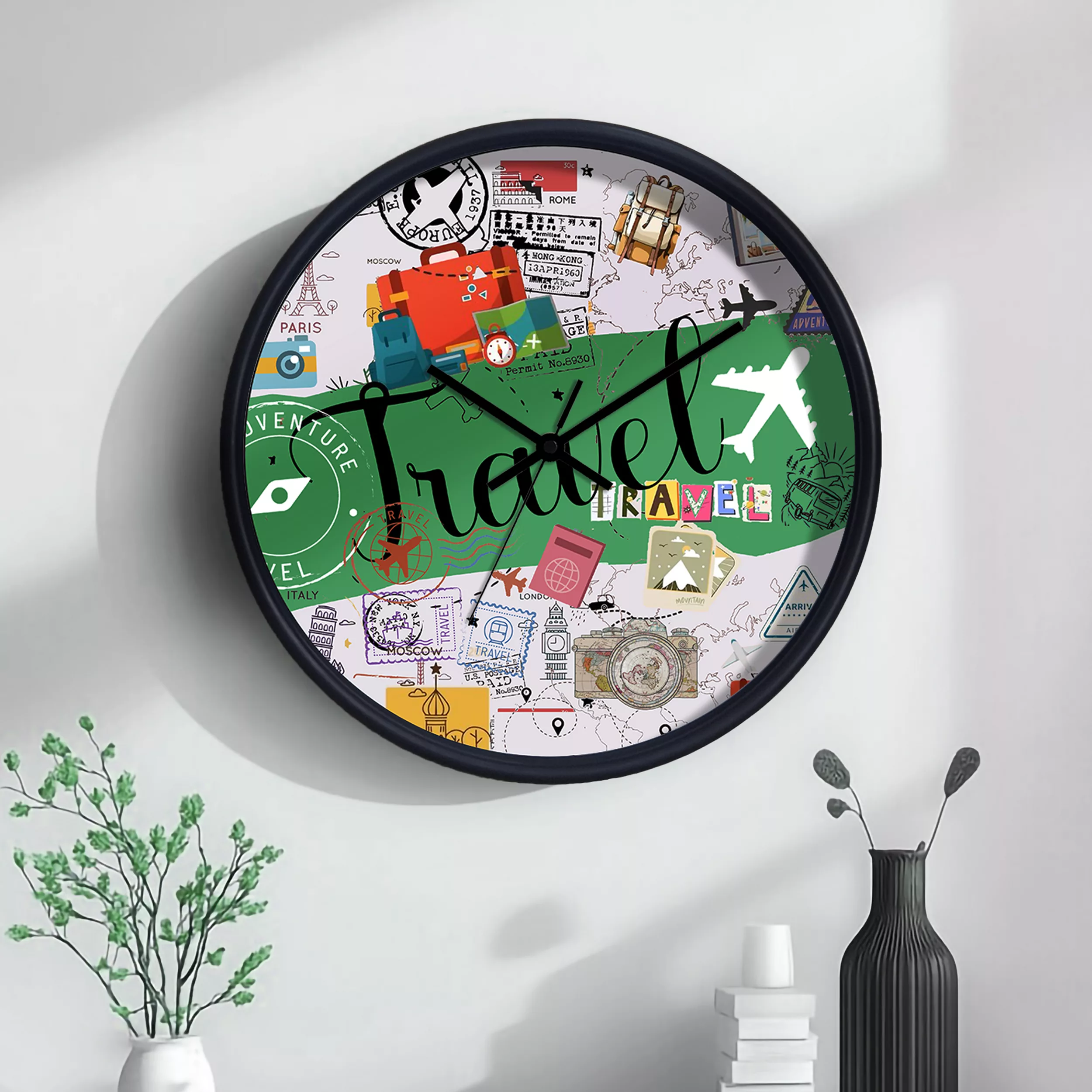 ساعت دیواری سال بردز طرح جهانگرد مدل CW-800 ساعت دیواری سال بردز طرح جهانگرد مدل CW-800