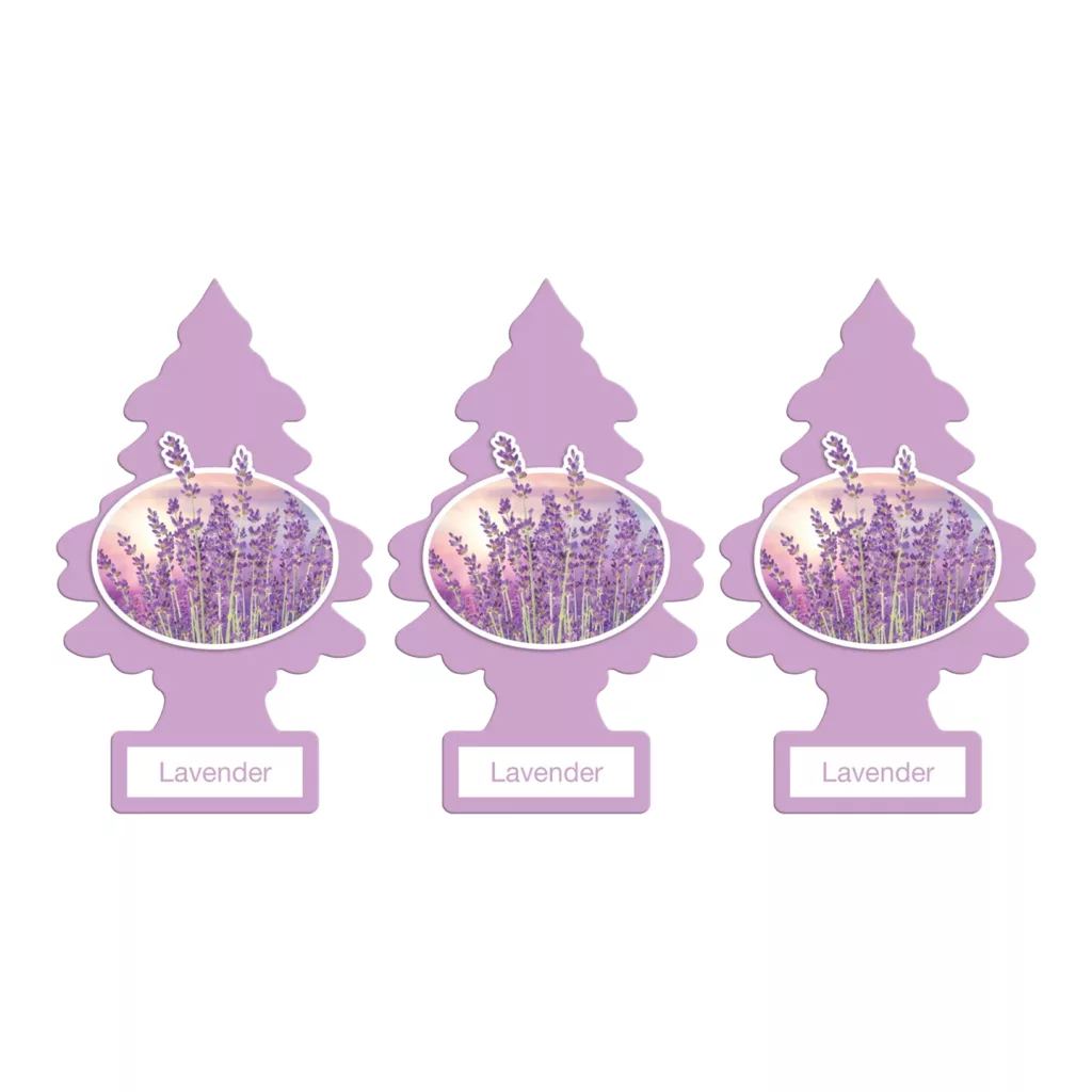 خوشبوکننده خودرو لیتل تریس مدل Trees رایحه Levender بسته 3 عددی