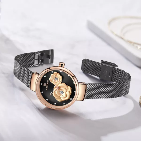 ساعت مچی عقربه ای زنانه نیوی فورس مدل NF5013