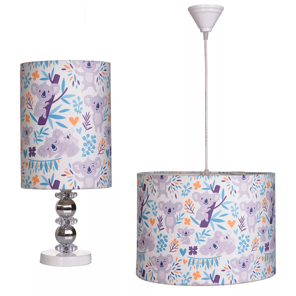 چراغ خواب اتاق کودک مدل خرس کوالا مجموعه 2 عددی