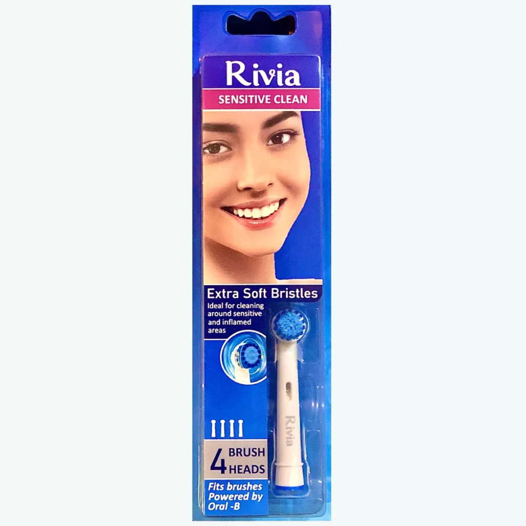 سری یدک مسواک برقی ریوی آ مدل Sensitive بسته ۴ عددی