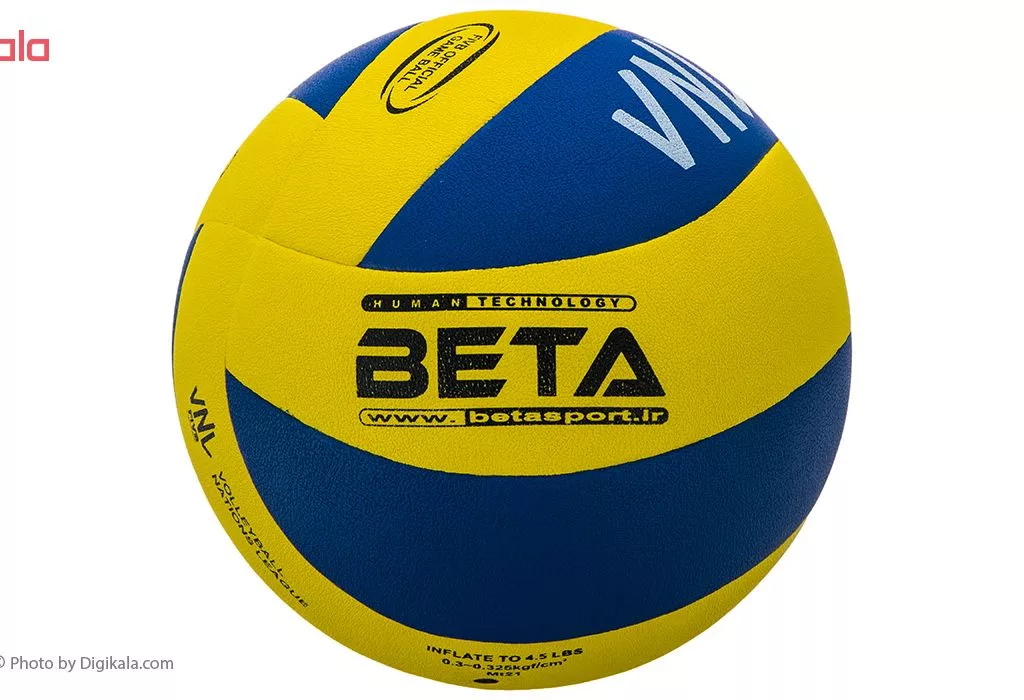توپ والیبال چرمی بتا مدل MVA6000 سایز 5