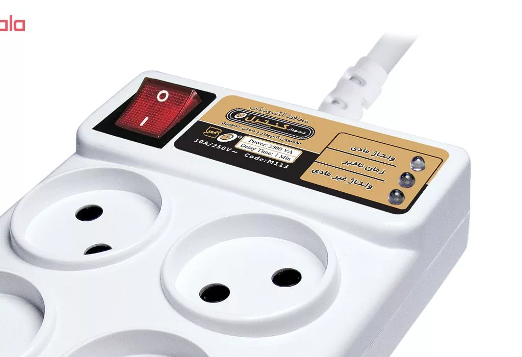 محافظ ولتاژ الکترونیکی نمودار کنترل مدل M113 مناسب کامپیوتر و لوازم صوتی تصویری