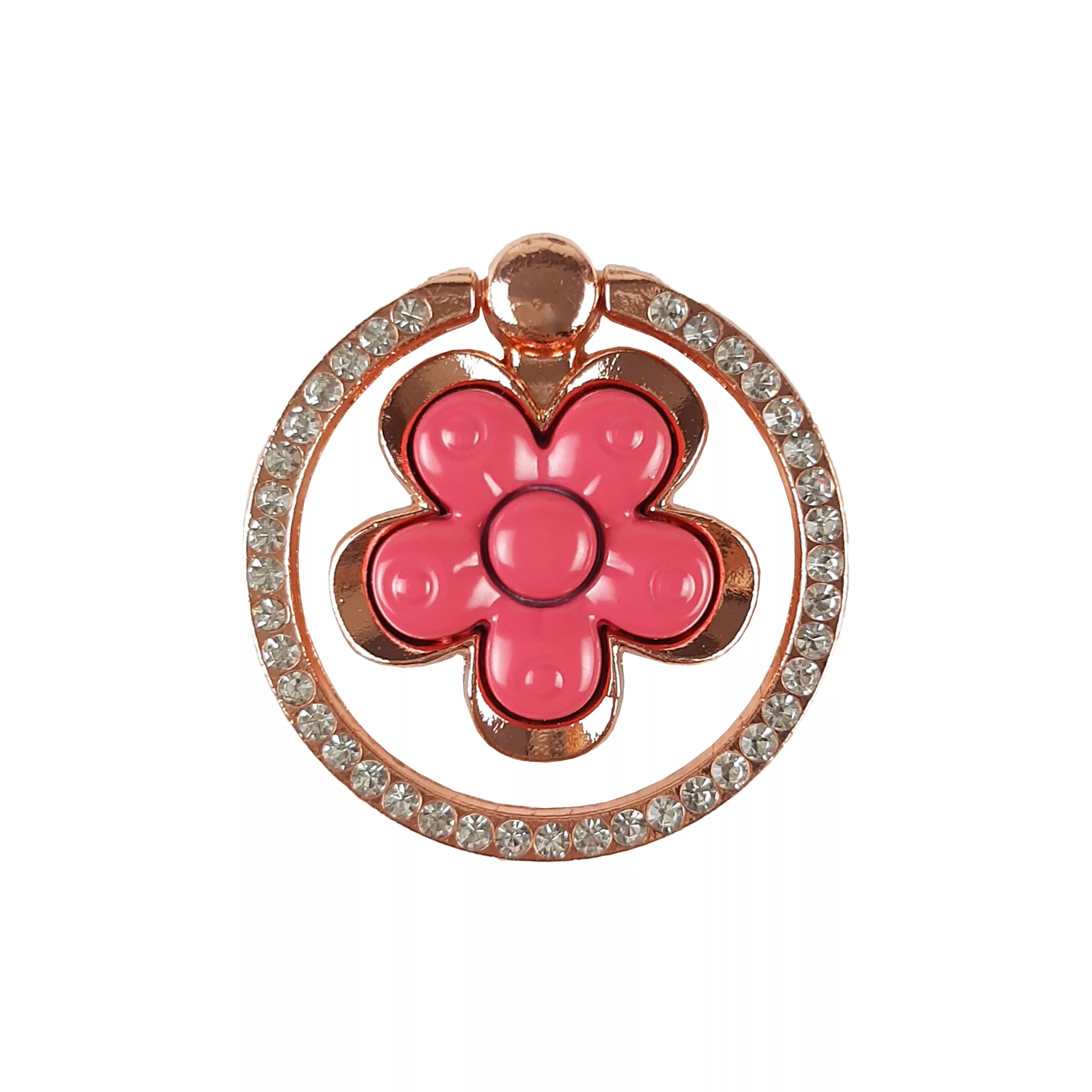 پایه نگهدارنده گوشی موبایل پاپ سوکت طرح گل نگینی مدل M09