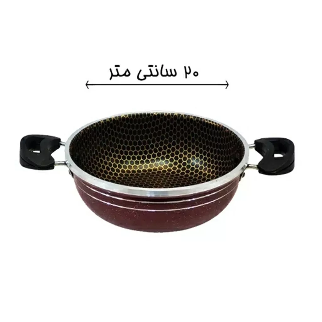 سرویس تابه 3 پارچه مدل کندو طرح داخل زنبوری