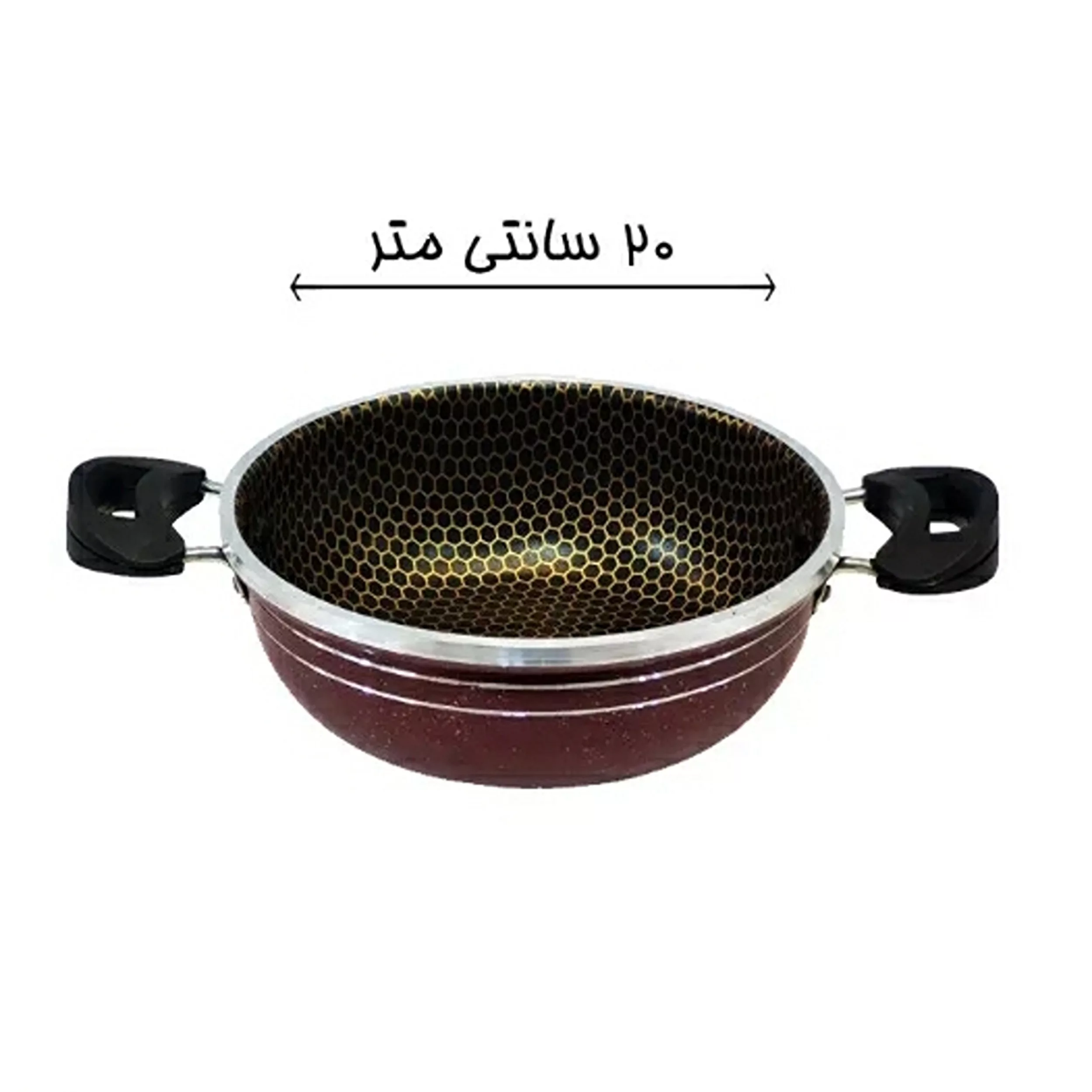 سرویس تابه 3 پارچه مدل کندو طرح داخل زنبوری