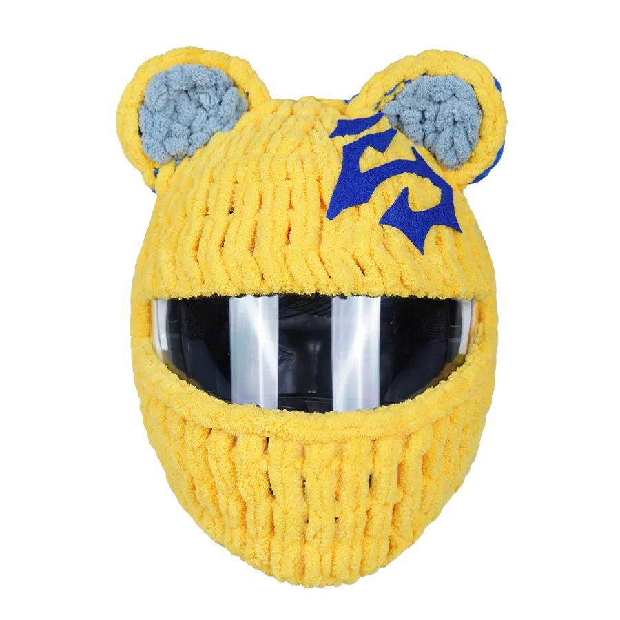 کلاه کاسکت پی مدل NOFACE Bear ye/bl