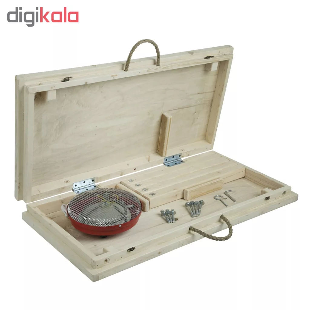 کرسی تاشو پارسین مدل KTL-yalda70cm مجموعه ۹ عددی