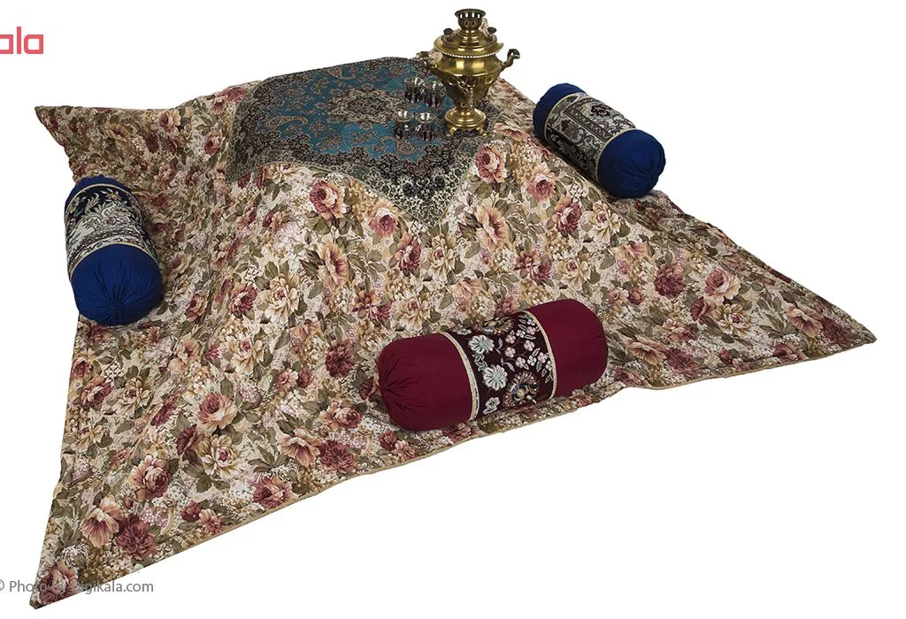 کرسی تاشو پارسین مدل KTP-nasim90cm مجموعه 9 عددی