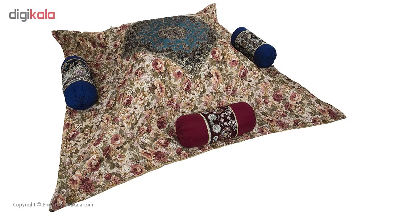 کرسی تاشو پارسین مدل KTP-nasim90cm مجموعه 9 عددی
