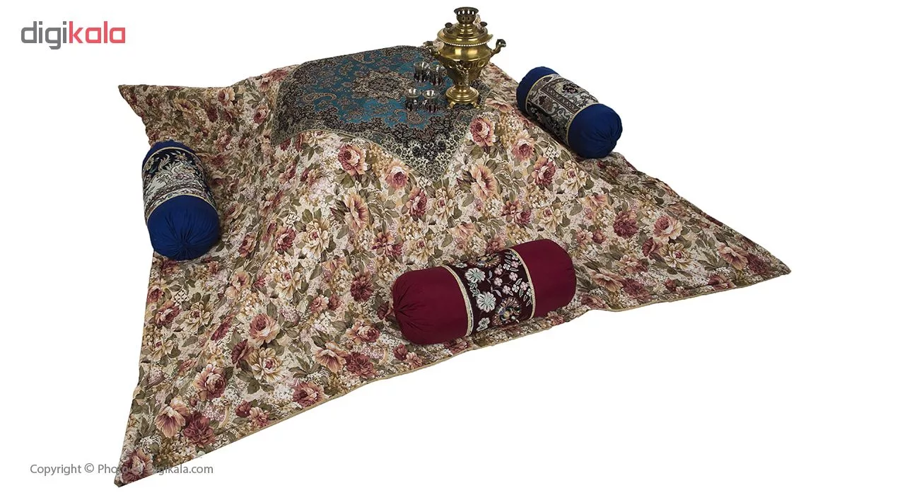 کرسی تاشو پارسین مدل KTP-nasim70cm مجموعه 9 عددی