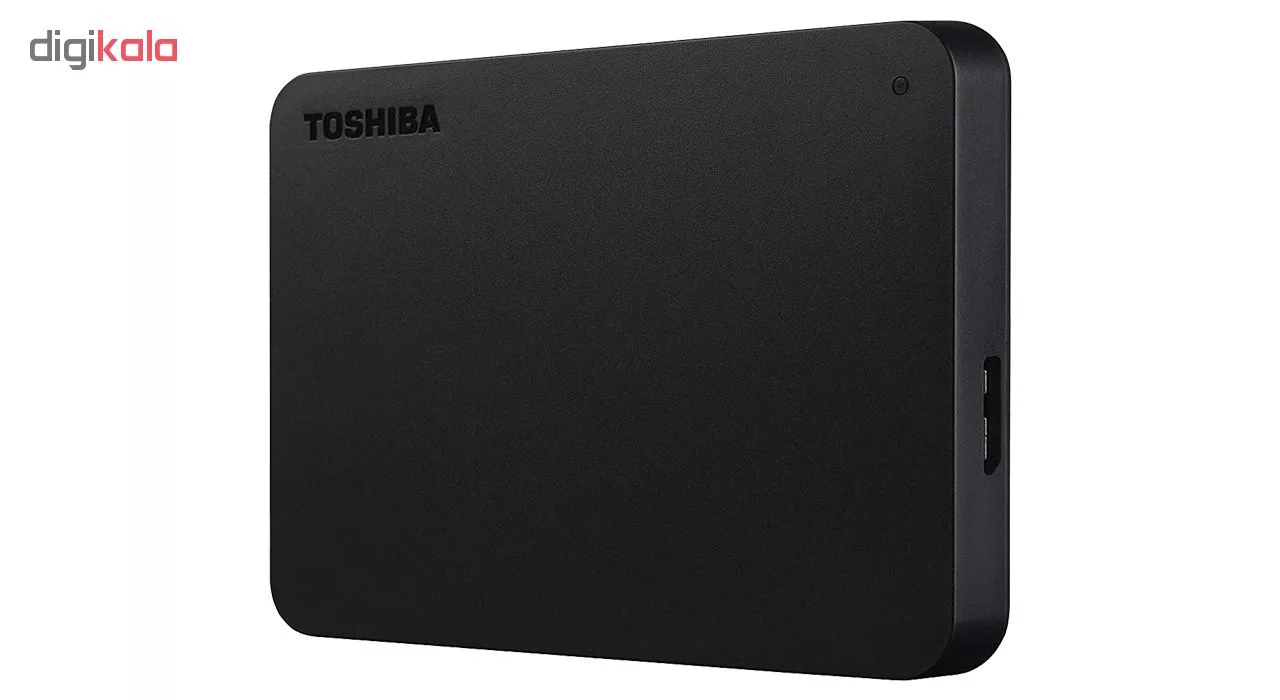 هارد اکسترنال توشیبا مدل Canvio Basics ظرفیت دو ترابایت دارای رابط USB Type-A 3.0