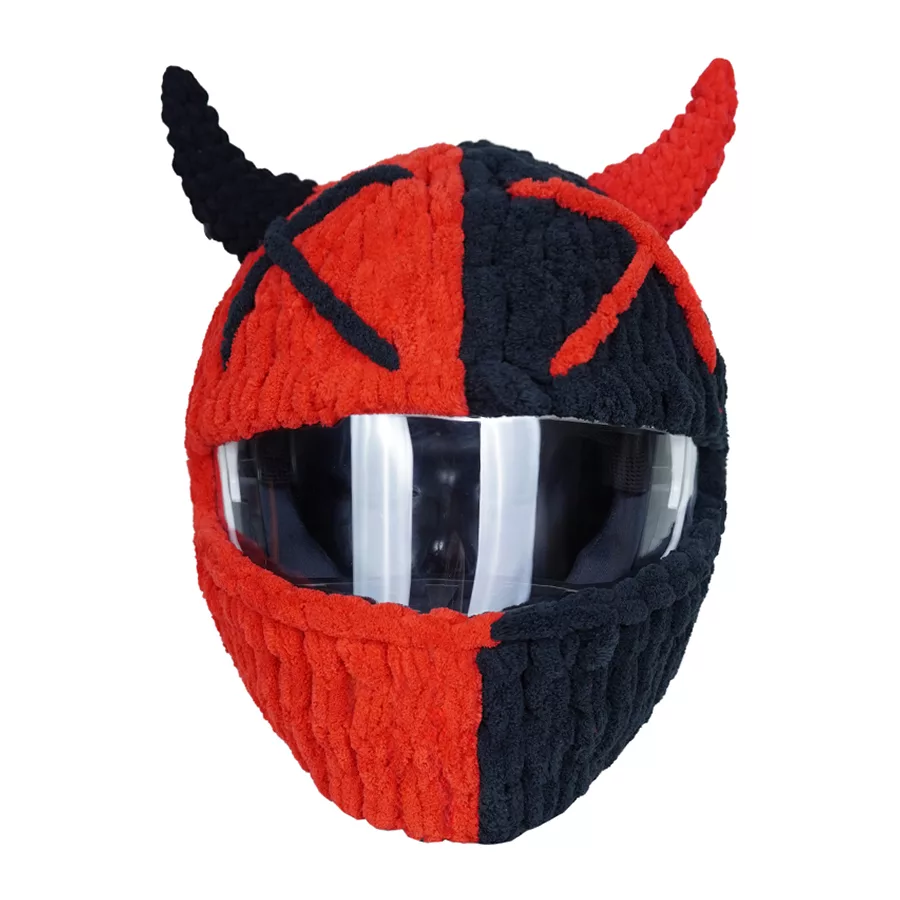 کلاه کاسکت پی مدل NOFACE EVIL RE/BL