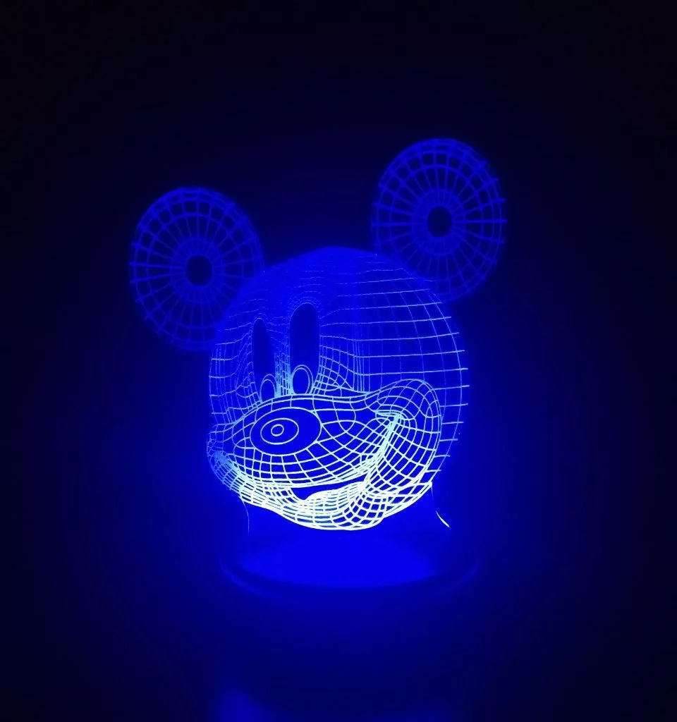 چراغ خواب پارسافن لیزر طرح کارتونی میکی موس