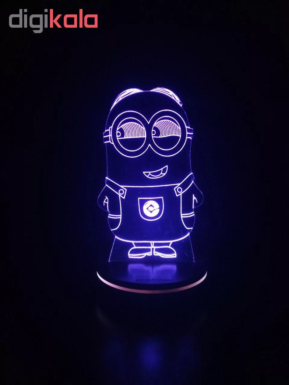 چراغ خواب کودک پارسافن لیزر طرح کارتونی مینیون 16 رنگ ریموت دار