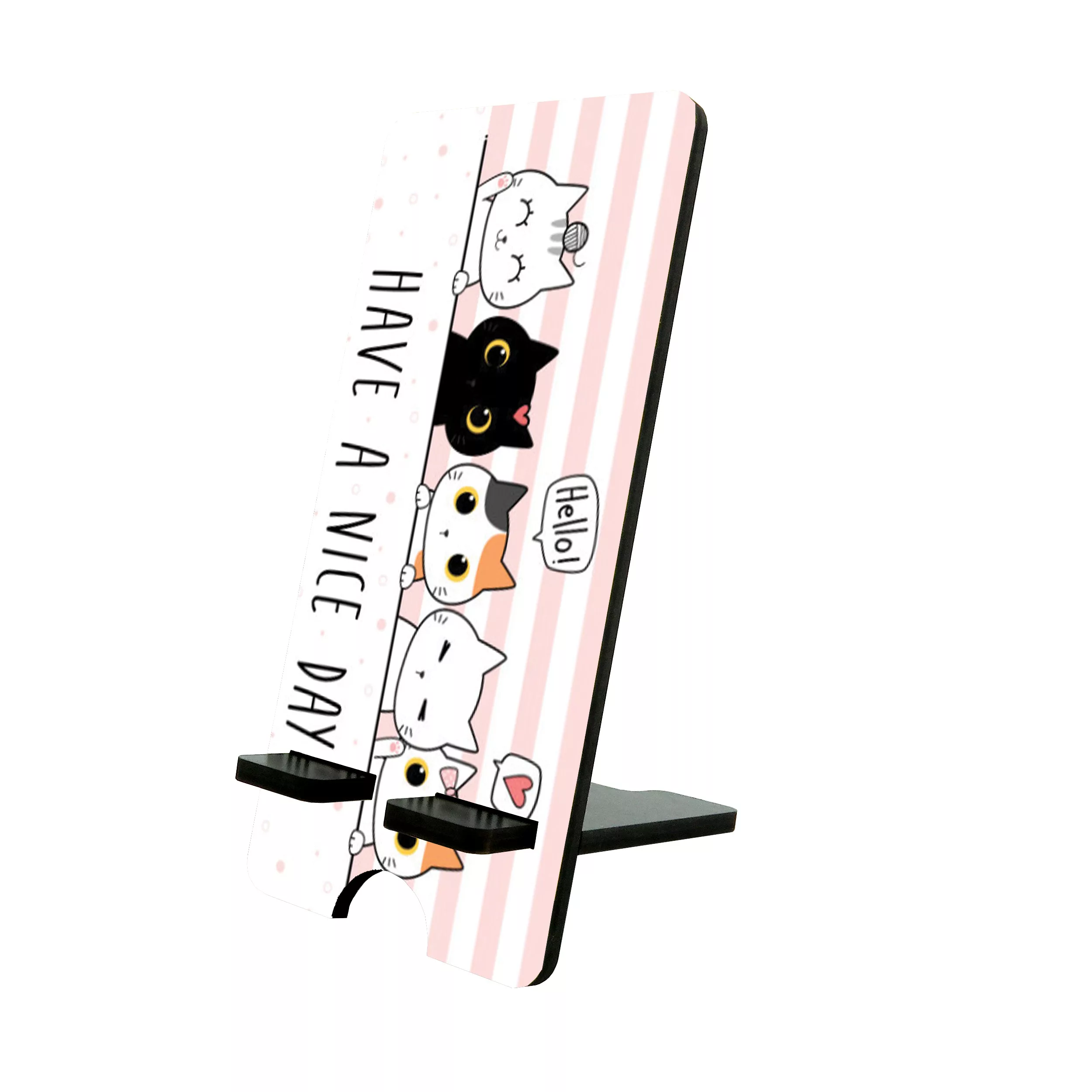 پایه نگهدارنده گوشی موبایل و تبلت طرح بچه گربه های ملوس کد 2725162