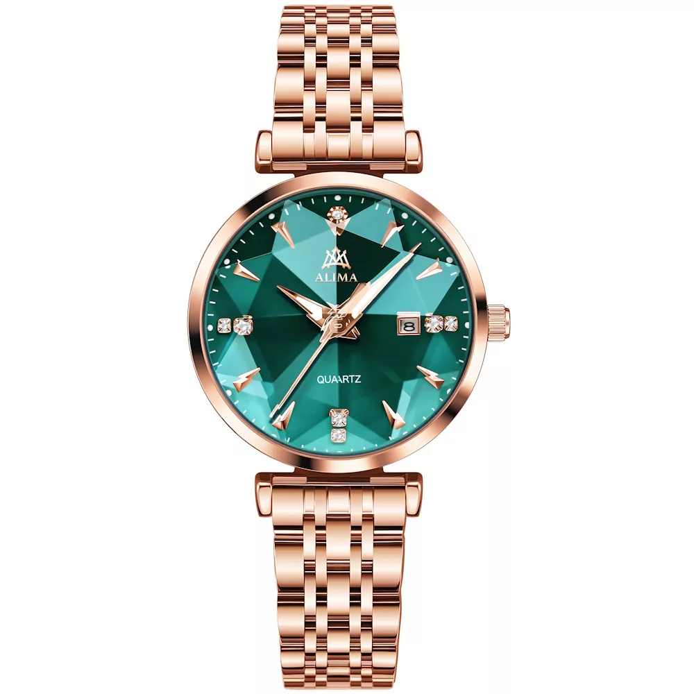 ساعت مچی عقربه‌ای کوارتز زنانه آلیما کد 7254G