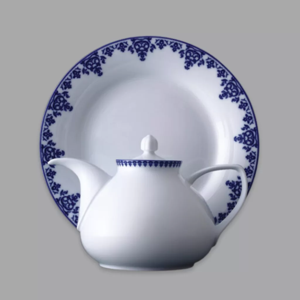 سرویس غذاخوری 108 پارچه 12 نفر چینی زرین ایران مدل Samarkand 108 Pieces High Grade