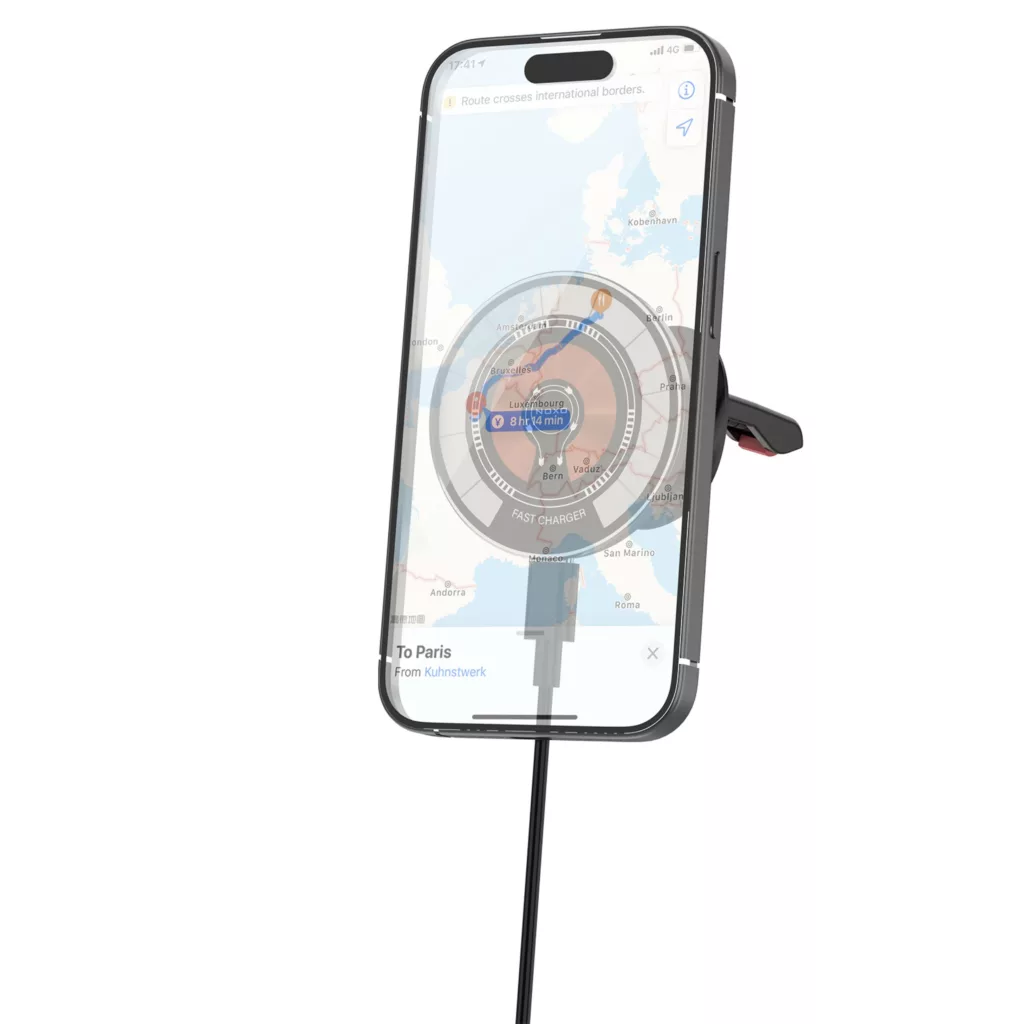 پایه نگهدارنده و شارژر بی‌سیم گوشی موبایل نوکسو مدل HDN-7