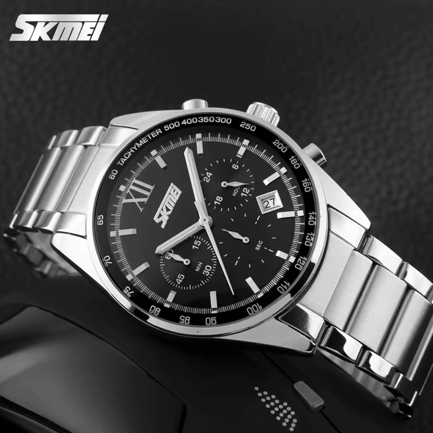 ساعت مچی عقربه ای اسکمی مدل 9096 BK