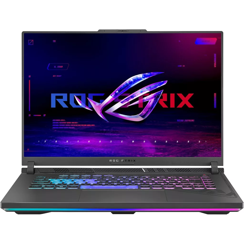 لپ تاپ 16 اینچی ایسوس مدل ROG Strix G16 G614JV-AS74-i7 13650HX-32GB DDR5-1TB SSD-RTX4060-FHD-W – کاستوم شده