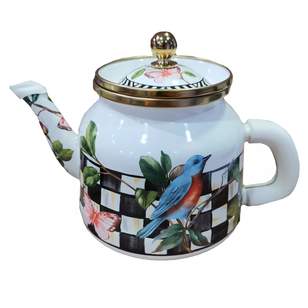 ست کتری و قوری مدل پرنده کد 4248