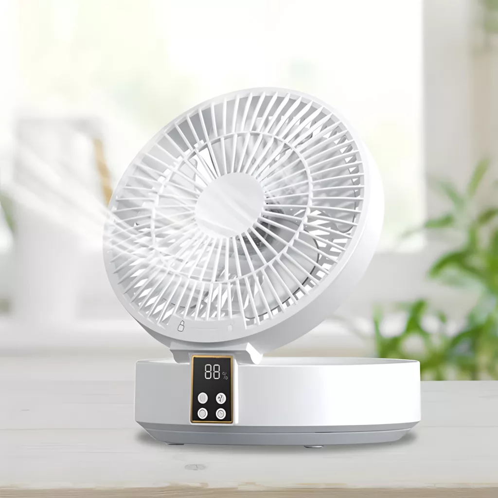 پنکه رومیزی مدل گردش خودکار تایمر دار کد JS101