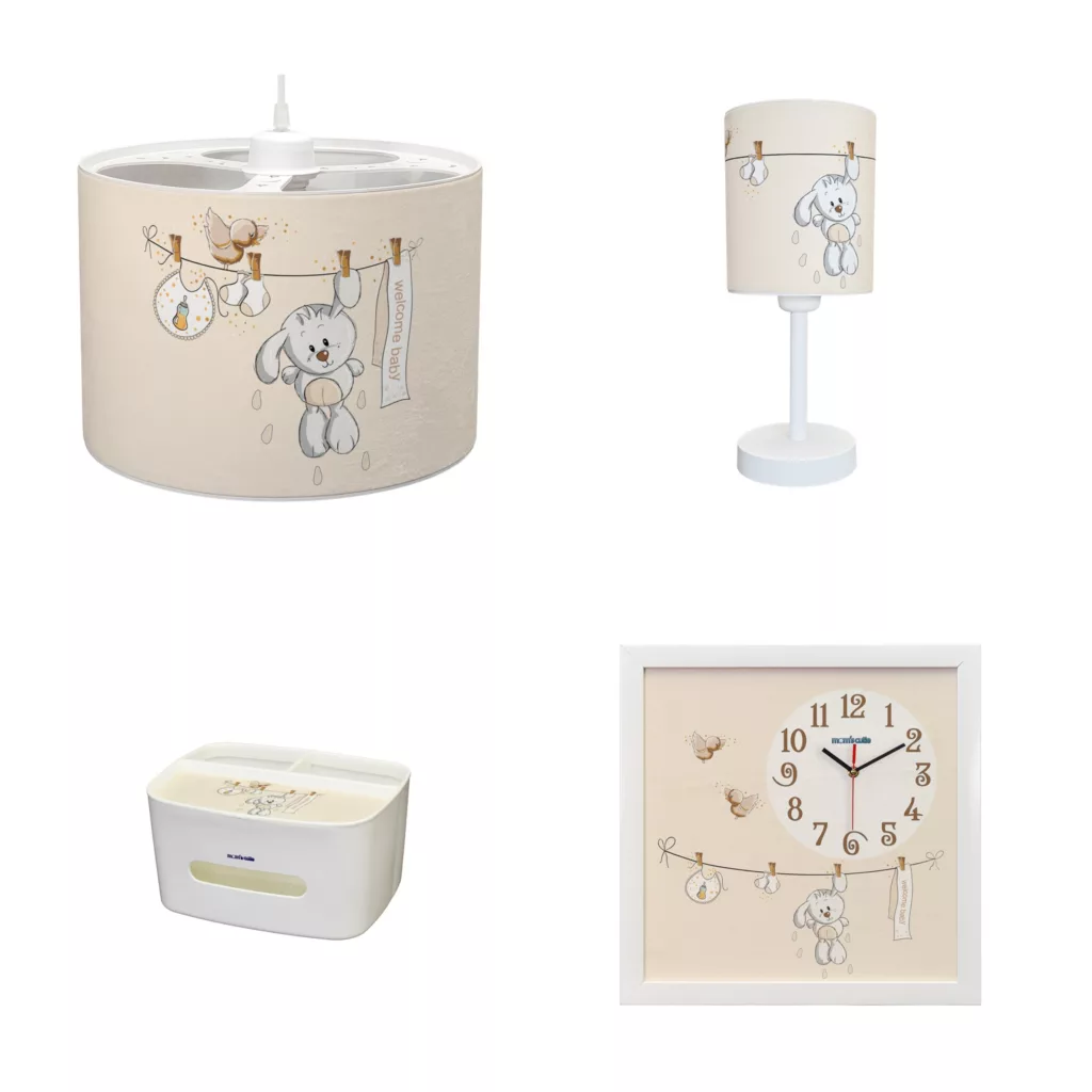 ست لوستر کودک مامز کیوتی مدل PL-15 بسته 4 عددی