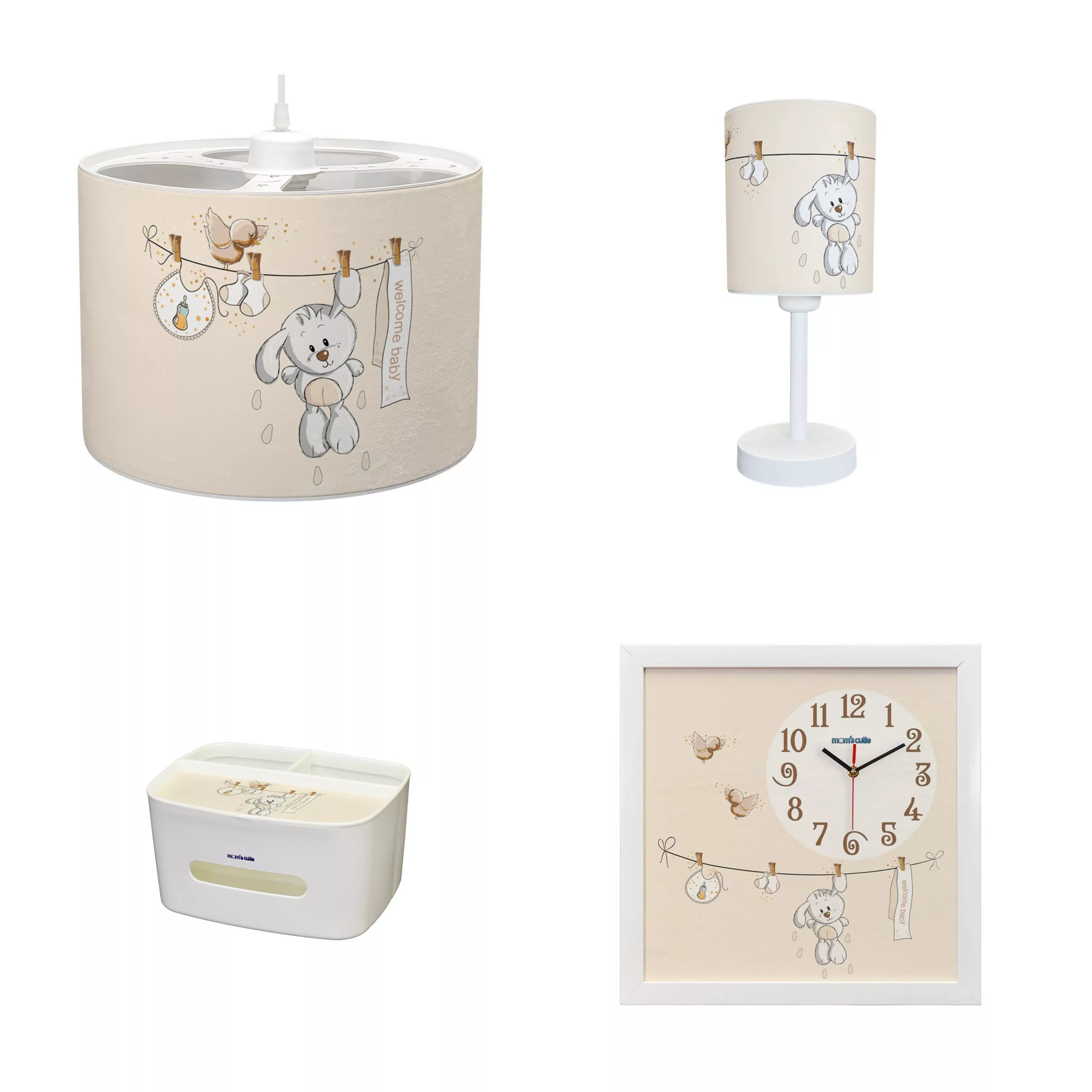 ست لوستر کودک مامز کیوتی مدل PL-15 بسته 4 عددی