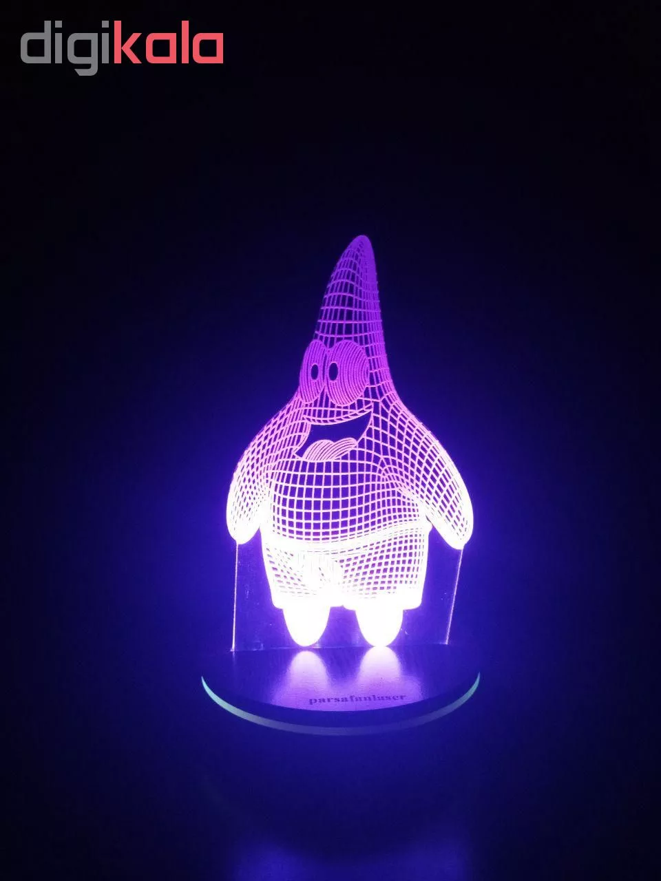 چراغ خواب کودک پارسافن لیزر طرح کارتونی پاتریک