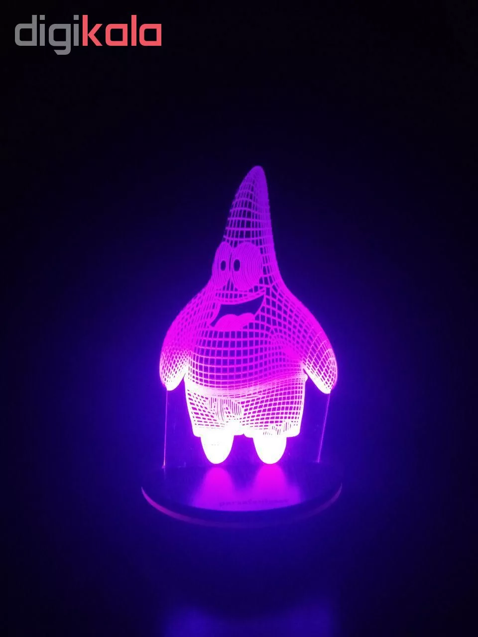 چراغ خواب کودک پارسافن لیزر طرح کارتونی پاتریک