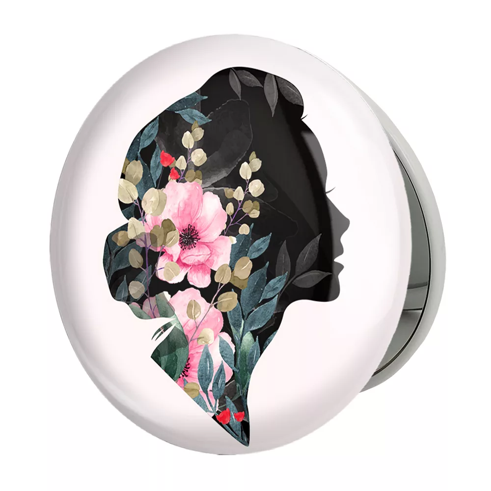 آینه جیبی خندالو طرح دختر قوی Girl Power مدل تاشو کد 28947