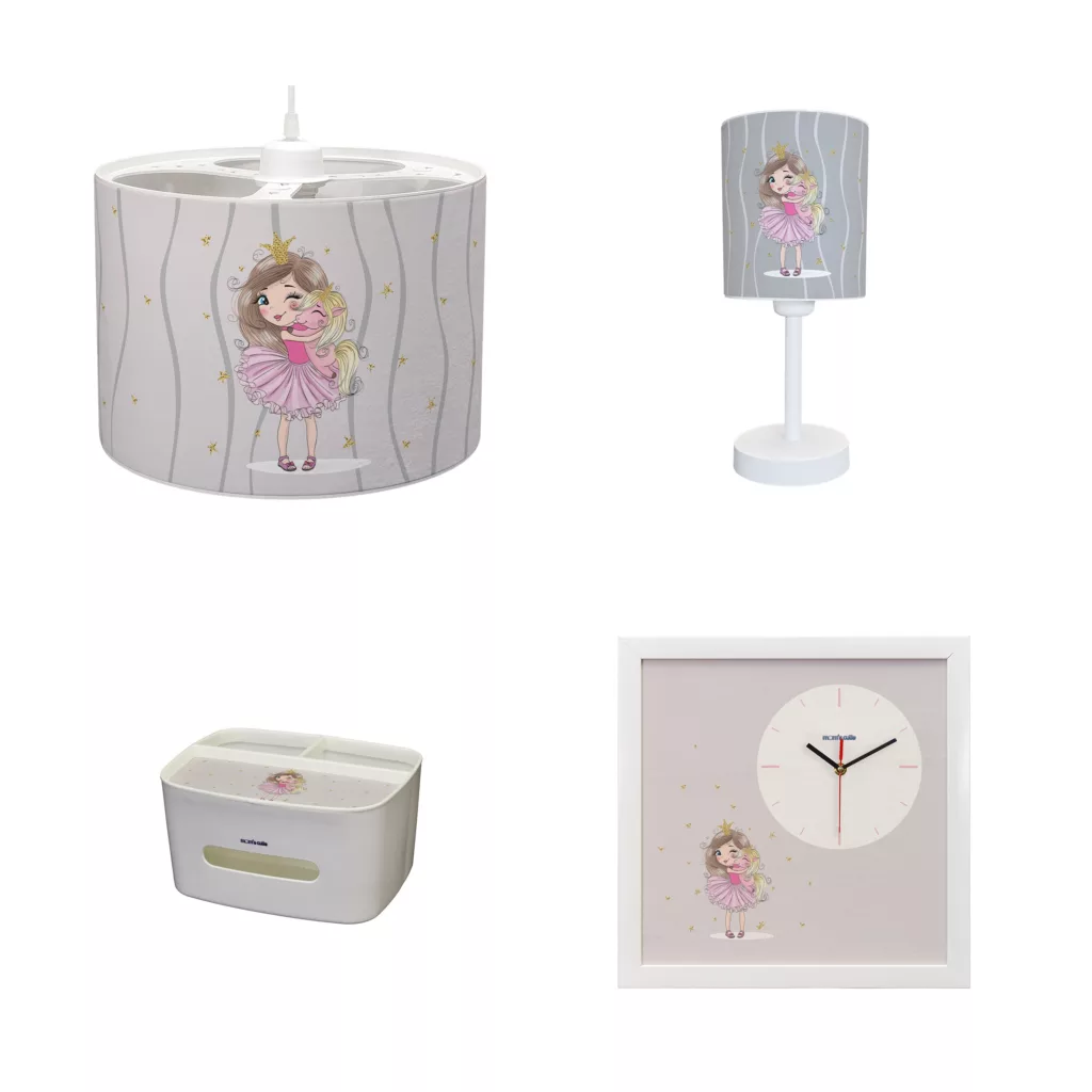 ست لوستر کودک مامز کیوتی مدل PL-78 بسته 4 عددی