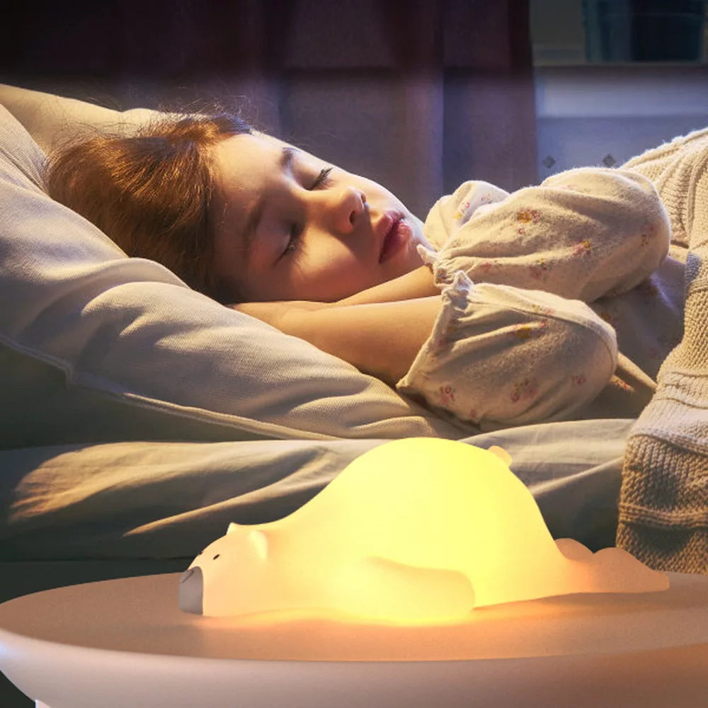 چراغ خواب اتاق کودک مدل خرس تنبل Lanpa Bear