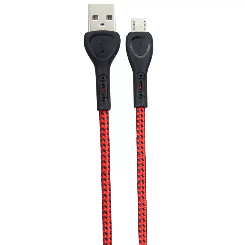 کابل تبدیل USB به microUSB الدینیو مدل LS482 طول 2 متر