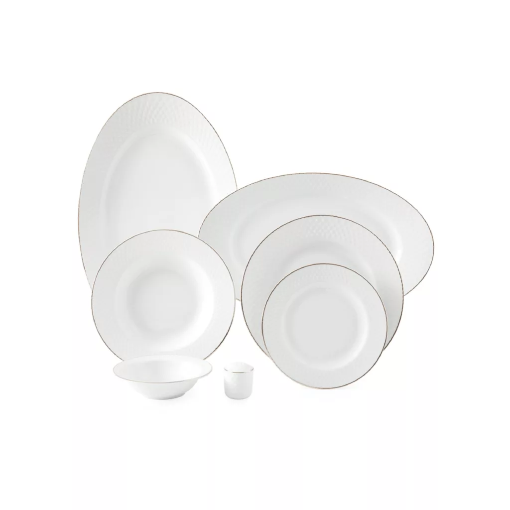 سرویس غذاخوری 28 پارچه چینی زرین ایران مدل رادیانس زرین درجه 3