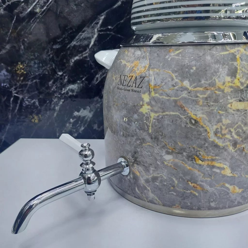 ست کتری و قوری نزاز طرح سنگ