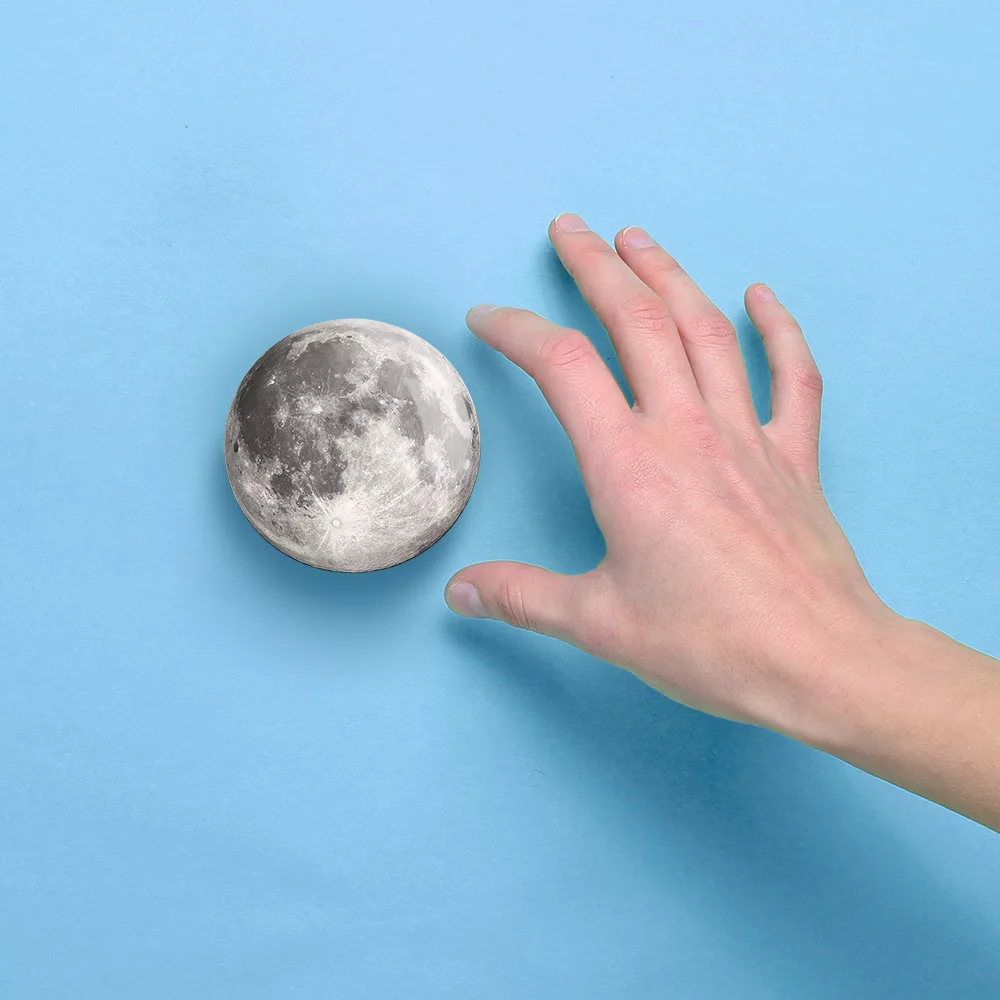 آینه جیبی خندالو مدل ماه کد 29616