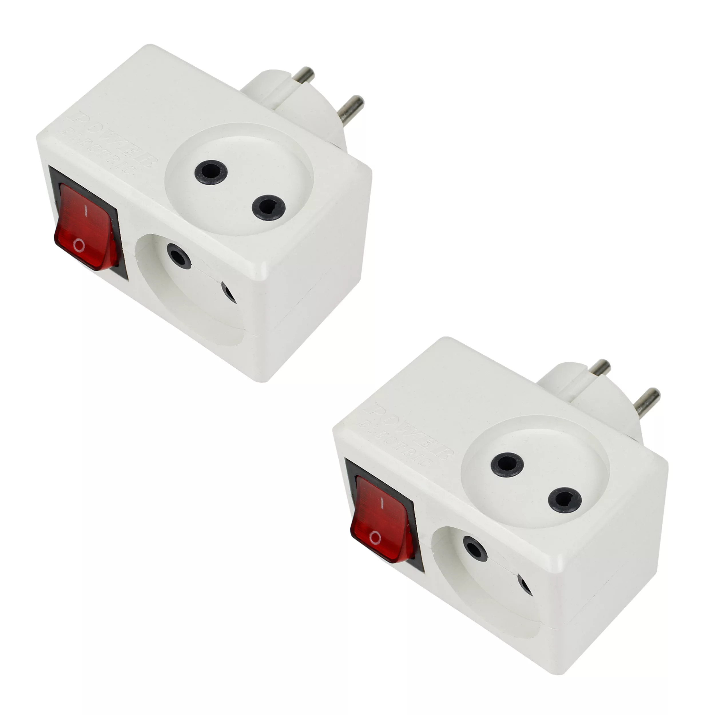 چندراهی برق مستر نیرو مدل 3 خانه یسنا مجموعه 2 عددی