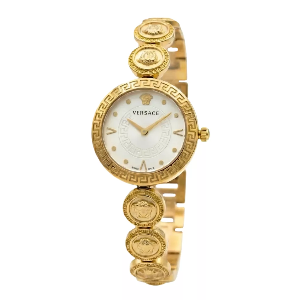 ساعت مچی عقربه‌ای کوارتز زنانه مدل لوکس بند دستبندی کد 1