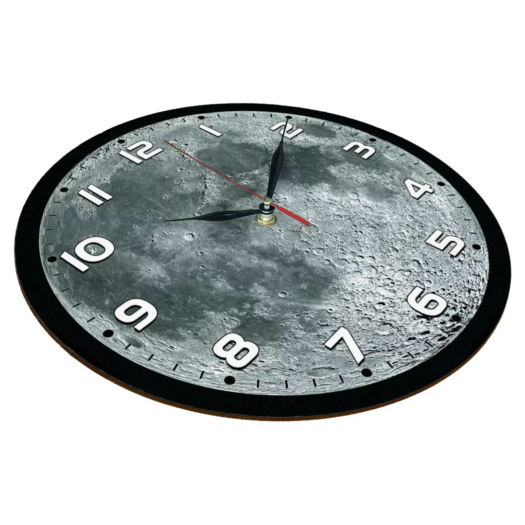 ساعت دیواری طرح ماه کد 1156