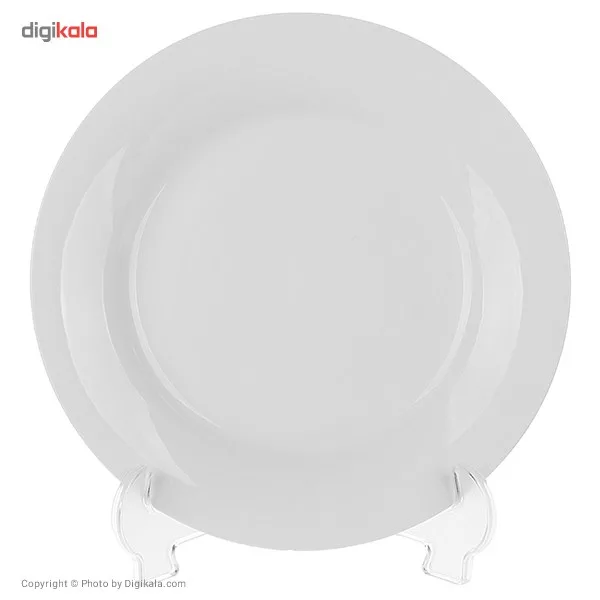 سرویس غذاخوری 108 پارچه چینی زرین ایران سری شهرزاد مدل Withe درجه یک